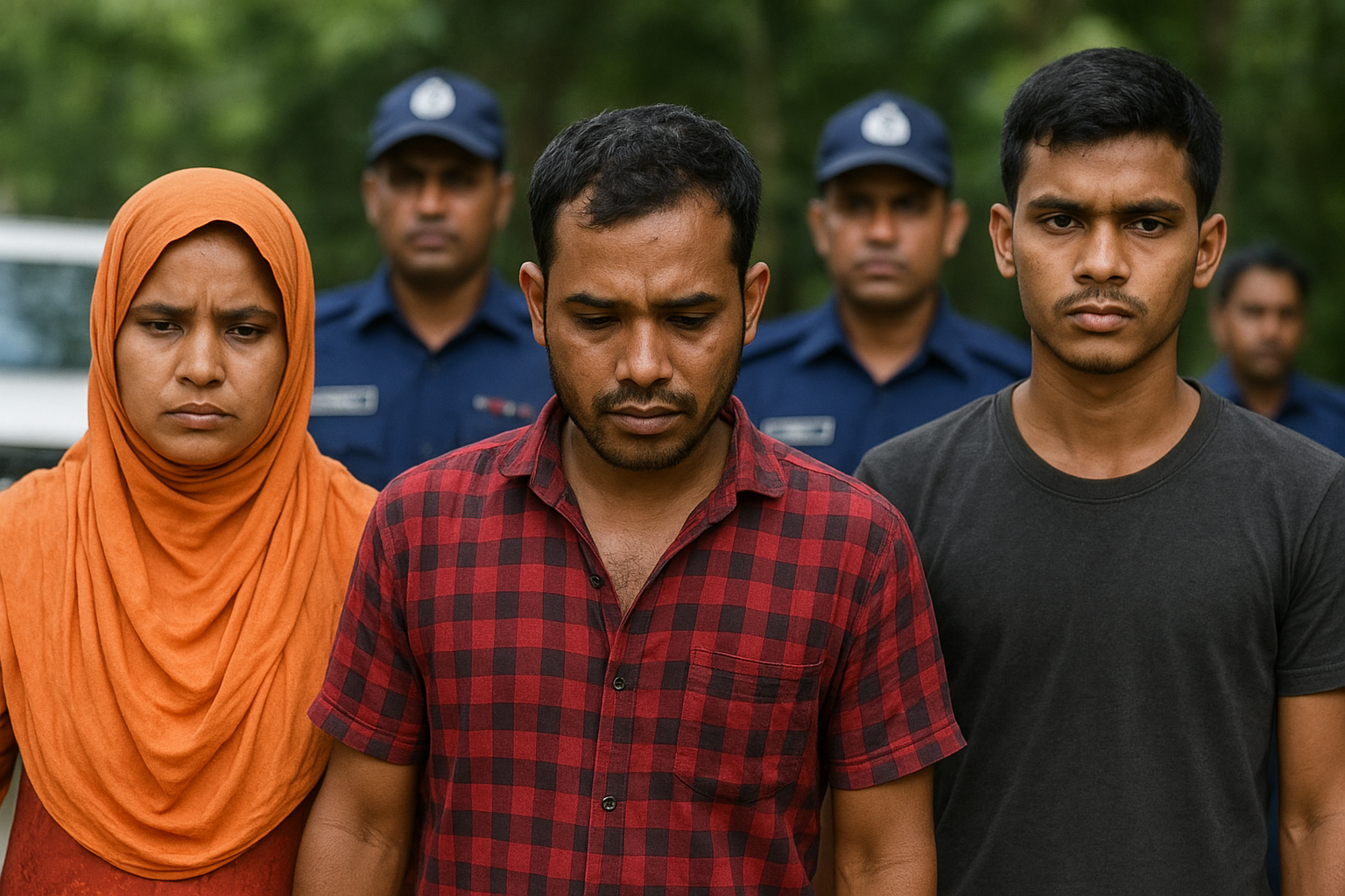 বগুড়ায় পারিবারিক বিরোধে স্বামীর মৃত্যু, স্ত্রী ও সৎ ছেলে আটক